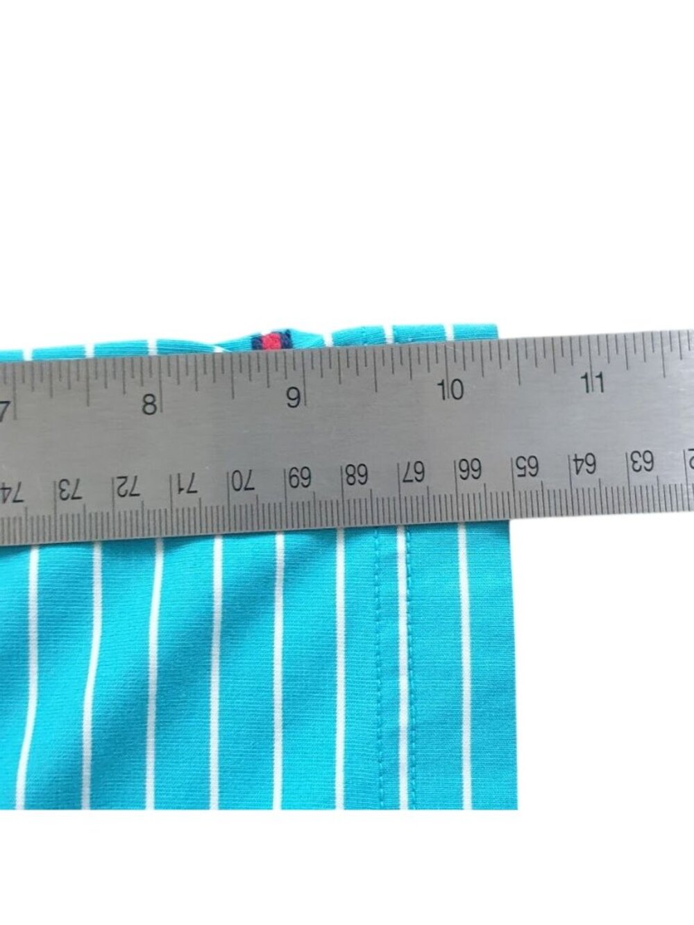 Tommy Hilfiger Golf Blue Striped Polo Shirt XXL Performance Fit Short Sleeve Men - Picture 8 of 13